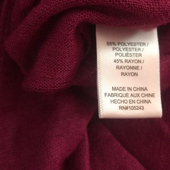 NWT Bobeau Ella Flutter Sleeve Scoop Neck Top Oversize Small - Picture 4 of 6